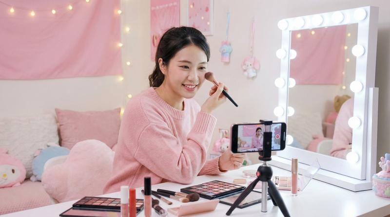 国产自拍美妆视频